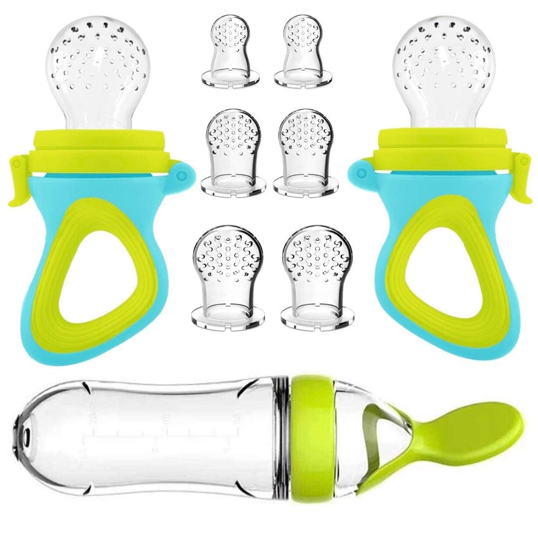 Baby Food Utensils - BiSantos à presser en silicone pour