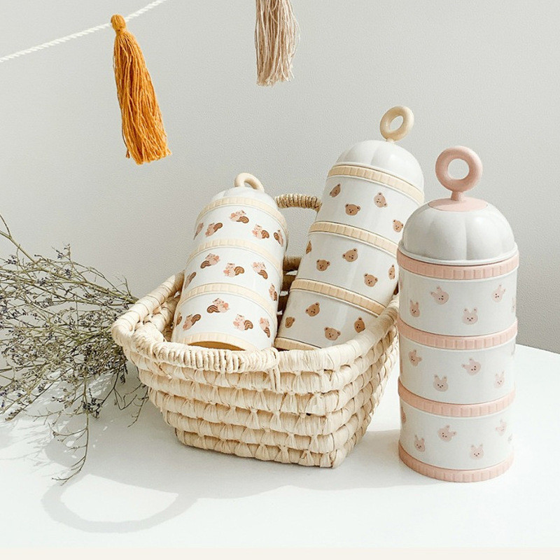 Baby Food Storage - Boîte de lait en poudre ours