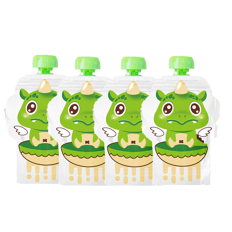 Baby Food Pouches Reusable - 4 pièces/paquet, sac à nourriture pour