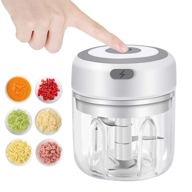Baby Food Grinder - Hachoir à ail électrique 250 ml,