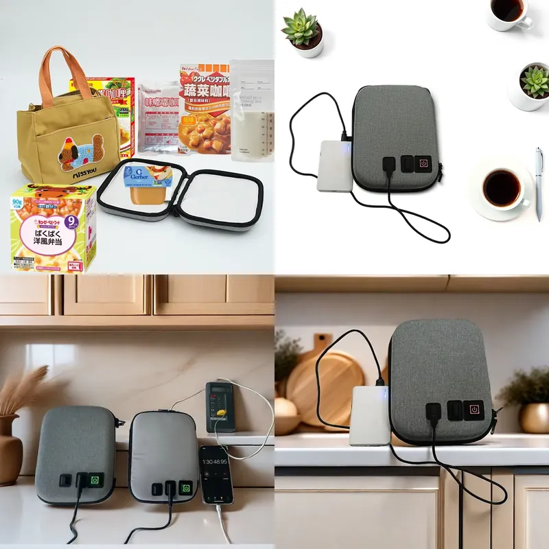 Baby Food Pouches Reusable - 【CHIMU HOME】 Réchauffe-purée portable pour bébé