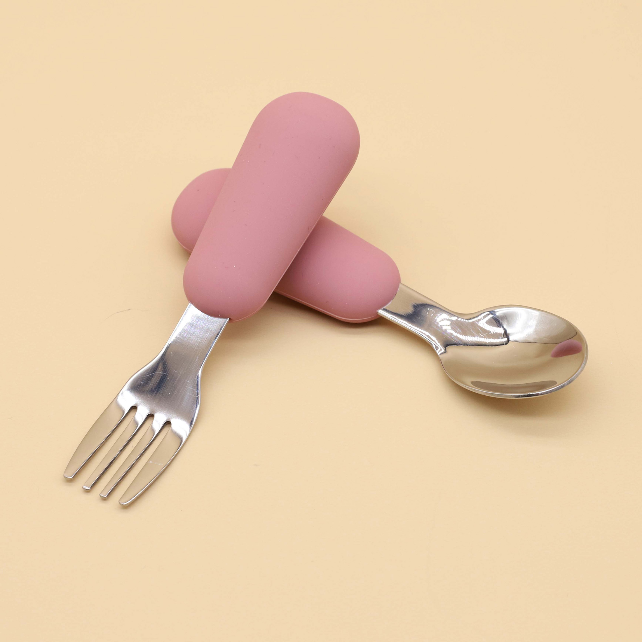 Fourchette à cuillère en Silic - Baby Food Utensils avis et prix