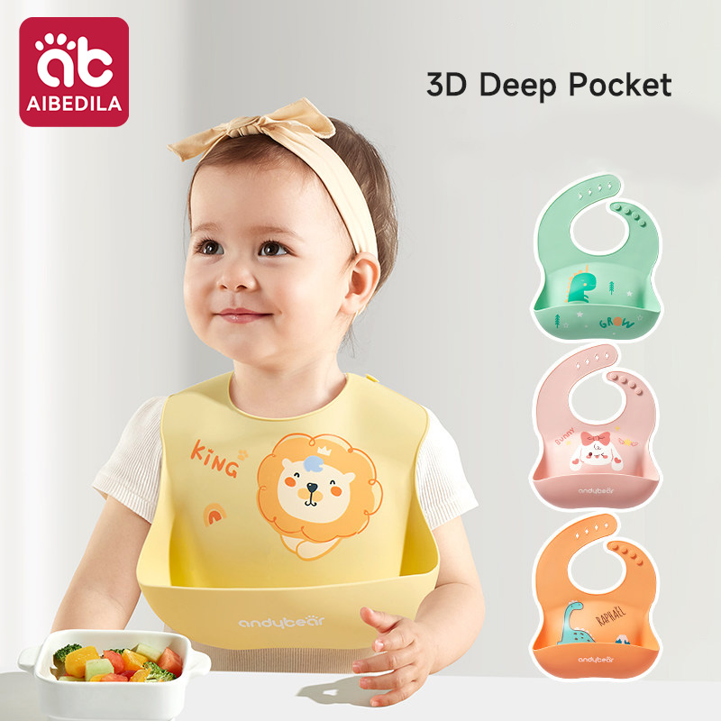 AIBEDILA – bavoir en silicone  - Baby Food Year Old avis et prix