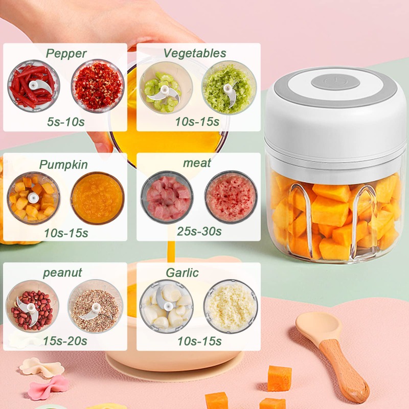 Hachoir à ail électrique 250 m - Baby Food Grinder avis et prix